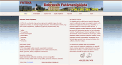 Desktop Screenshot of ajanlat.futika.hu