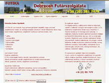 Tablet Screenshot of ajanlat.futika.hu