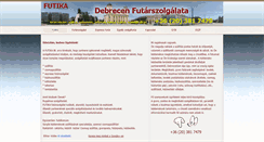 Desktop Screenshot of futika.hu